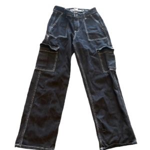 Hot Topic Denim Black Hi-Rise Carpenter Jeans